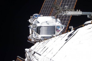 Alphamagnetic Spectrometer (AMS) mounted externally to the International Space Station. (NASA)