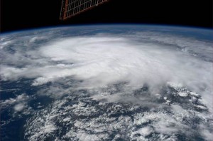 Hurricane Raymond as photographed by astronaut Karen Nyberg from the vantage point of the International Space Station on October 22, 2013. (NASA)