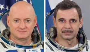 Selected crew members for the one-year mission aboard the International Space Station, U.S. Astronaut Scott Kelly (pictured left) and Russian Cosmonaut Mikhail Kornienko (pictured right). (NASA)