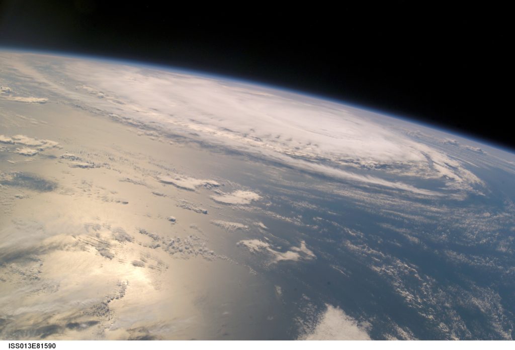 Hurricane Gordon, as photographed by a space station crewmember on Sep. 15, 2006. At the time the image was taken, the sustained winds were 85 nautical miles per hour with gusts to 105 nautical miles per hour. Credits: NASA