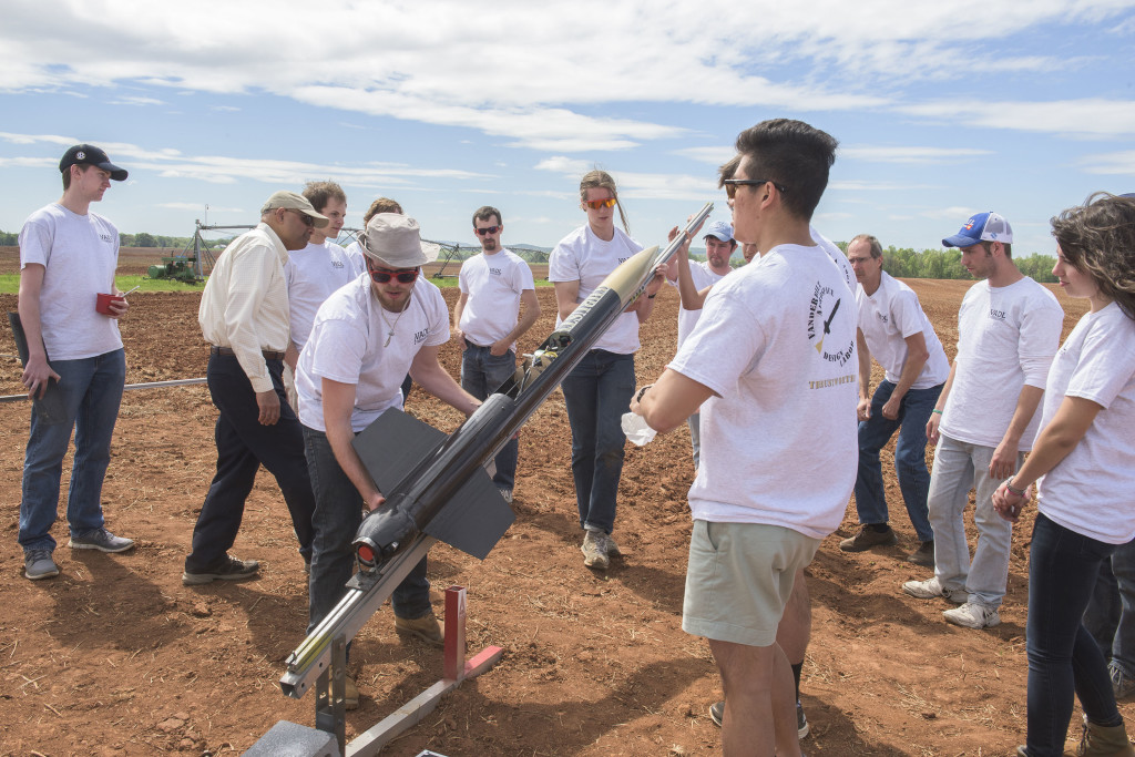 Vanderbilt University rocketry team launches rocket