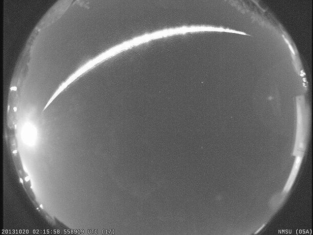 Bright Meteor over New Mexico