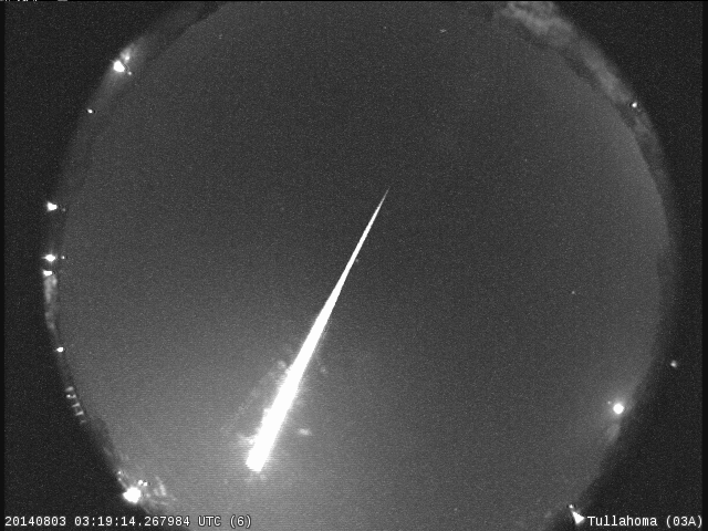 Alabama Fireball of August 2, 2014