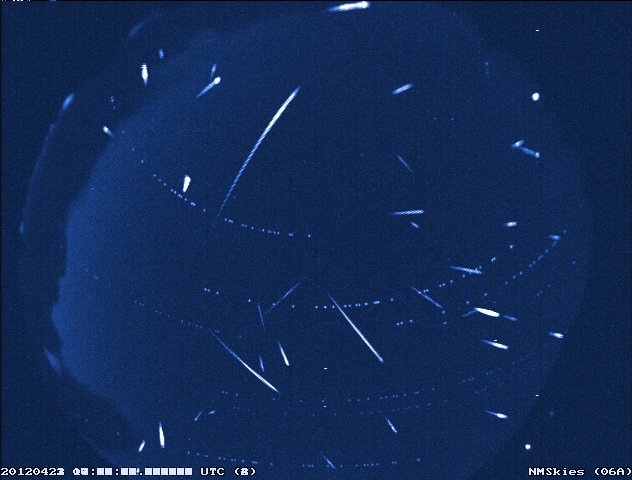 April store meteor shower