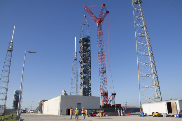 Crew Access Tower Nears Completion