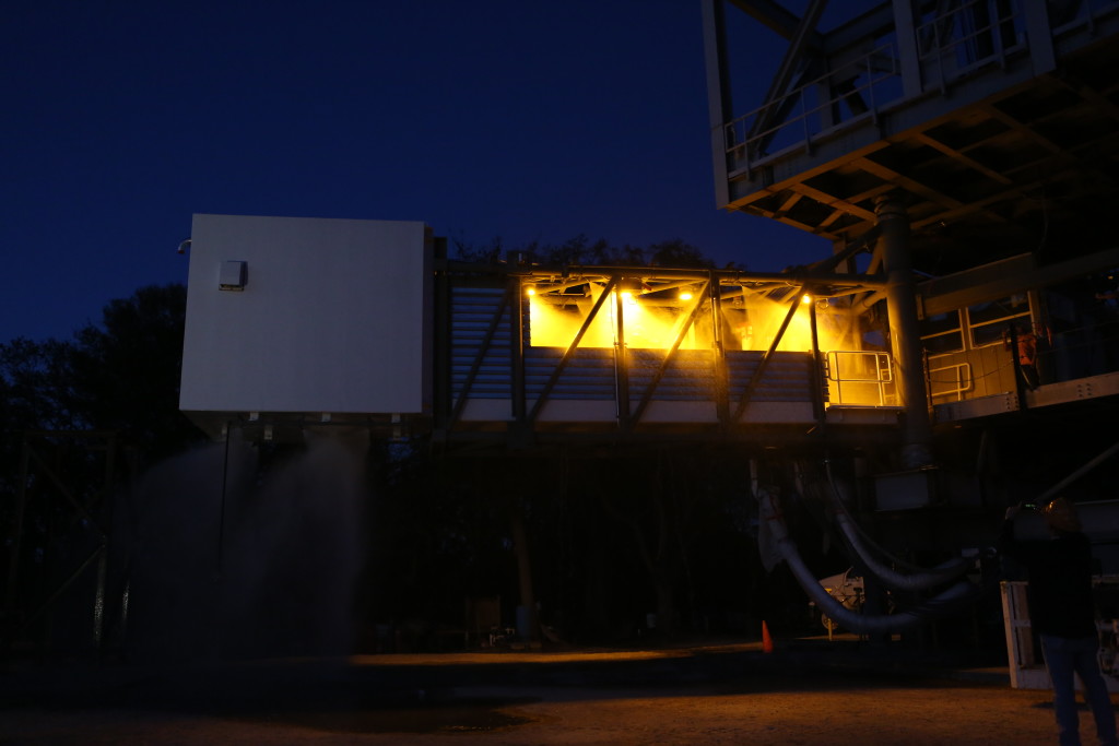 CCP Boeing/ULA Crew Access Arm Emergency Evacuation Water Test