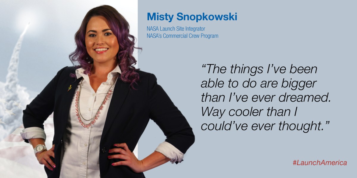 I Will Launch America: Launch Site Integrator Misty Snopkowski