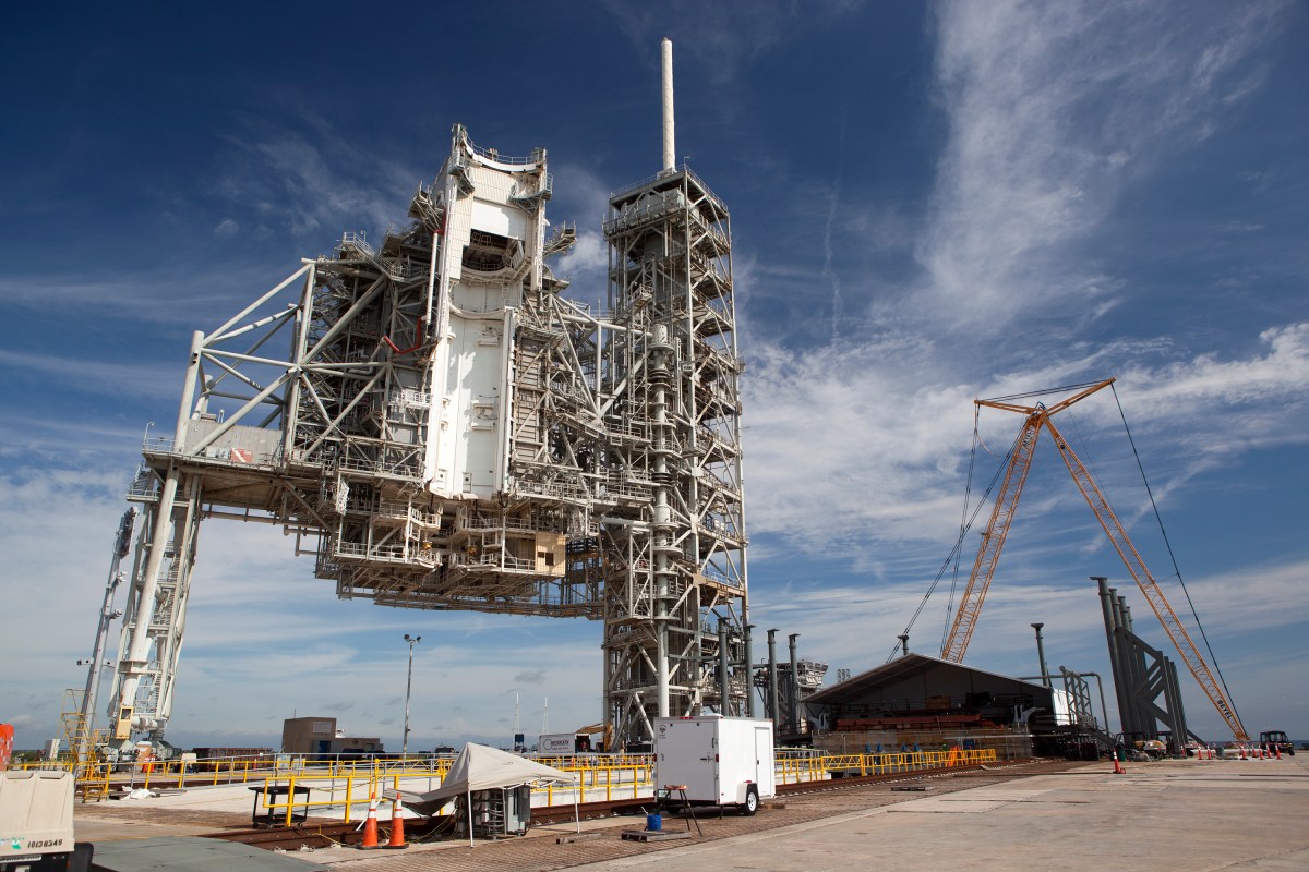 Modifications Transforming Pad A for Falcon Launches