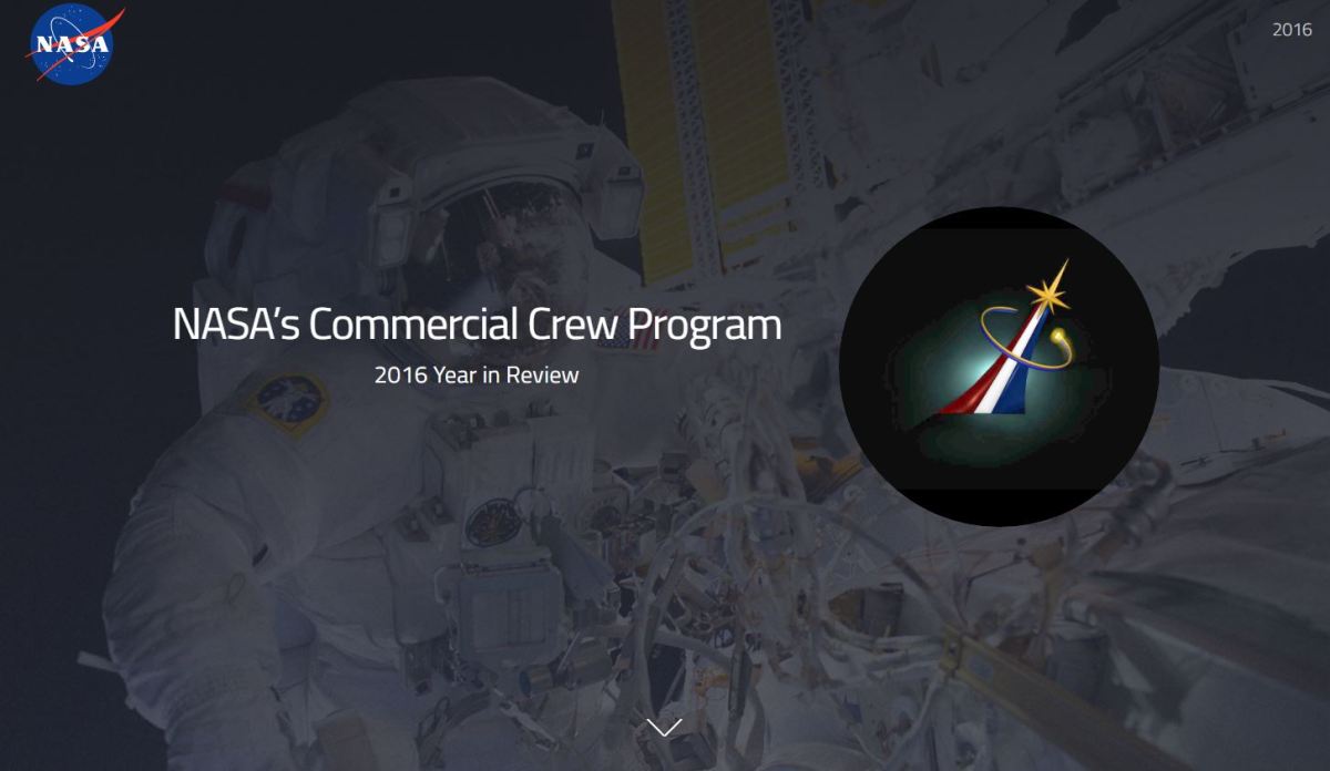 Commercial Crew Program Completes Year of Transition