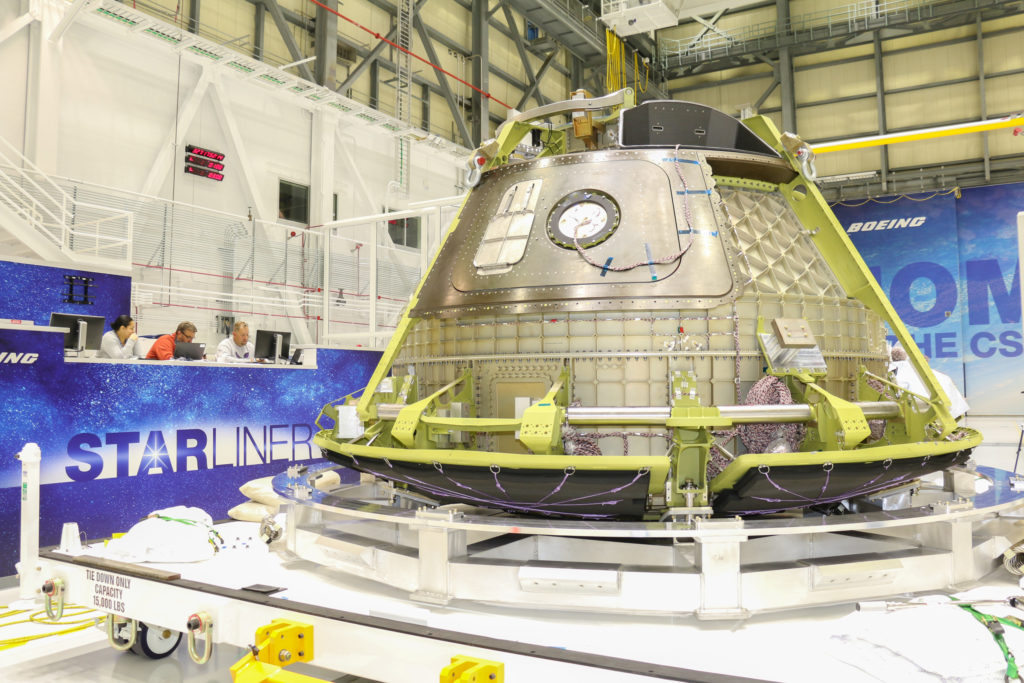 Boeing's CST-100 Structural Test Article Ready for Shipment to B