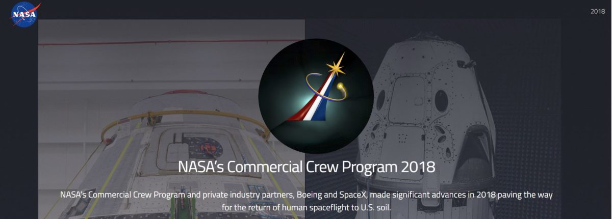 Commercial Crew: 2018 Year In Review – Commercial Crew Program