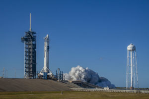 SpaceX Demo-1 static fire