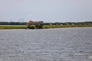 The United Launch Alliance (ULA) Atlas V booster that will be used for Boeing’s Crew Flight Test (CFT) is transported to the Atlas Spaceflight Operations Center (ASOC) at Cape Canaveral Air Force Station in Florida on June 5, 2019. 