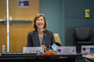 Kathy Lueders, NASA associate administrator for Human Exploration and Operations, chaired the Flight Readiness Review for Boeing’s OFT-2 mission. 