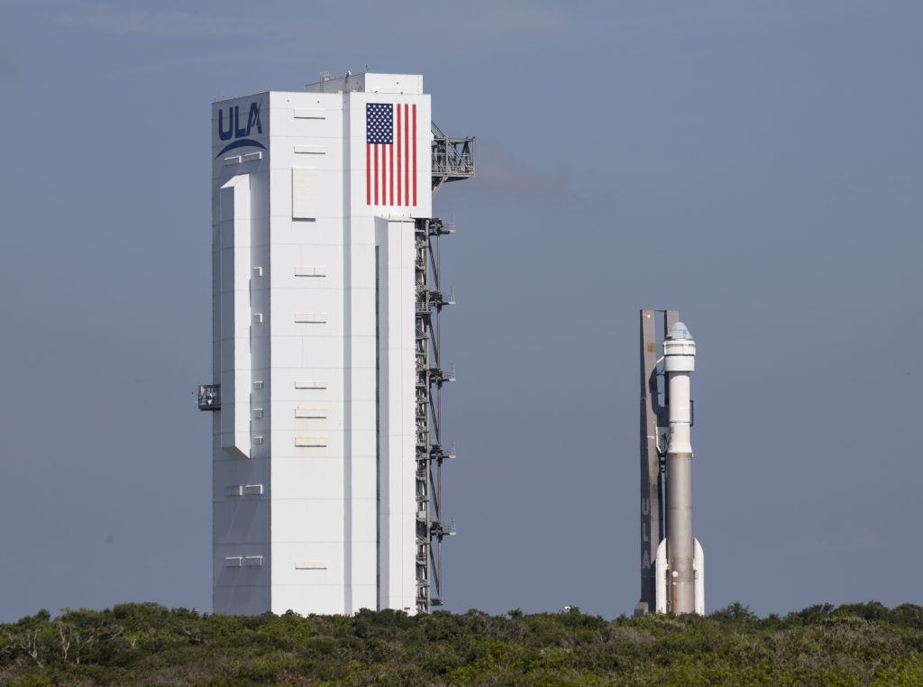 A United Launch Alliance Atlas V rocket with Boeing’s CST-100 Starliner spacecraft