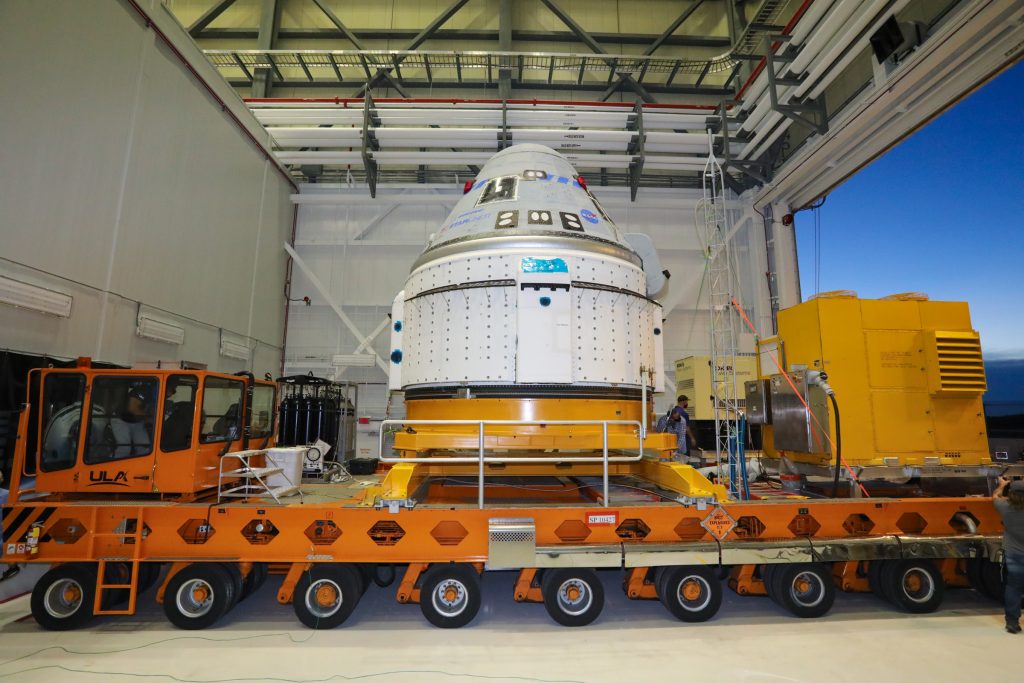 OFT-2 Starliner spacecraft