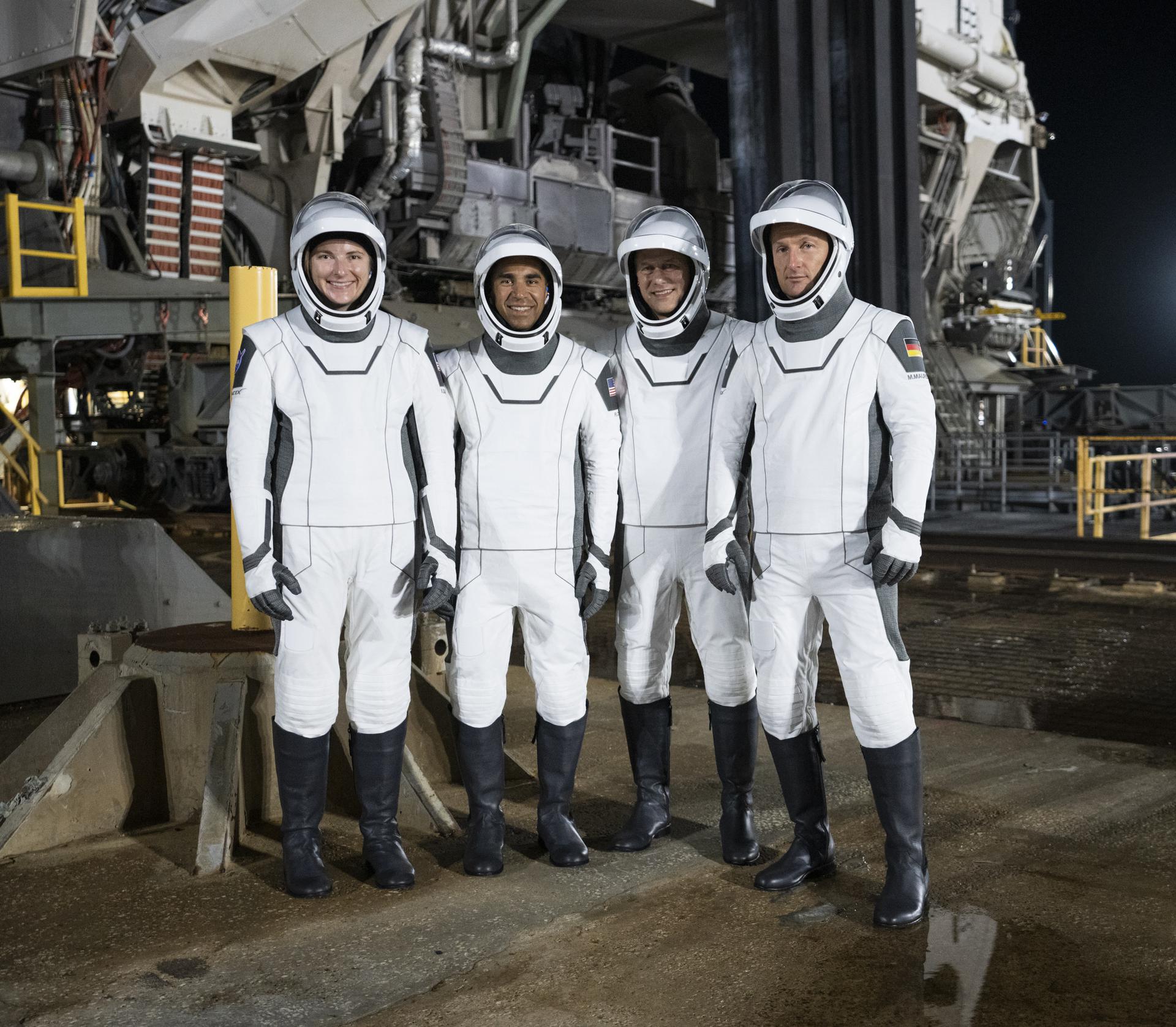 NASA's SpaceX Crew-3 astronauts participate in a dress rehearsal ahead of the Crew-3 launch.