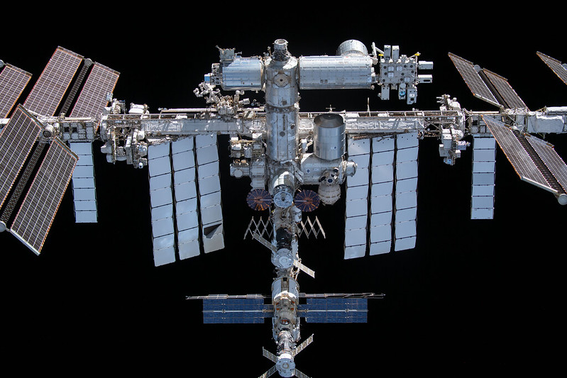 international space station cross section