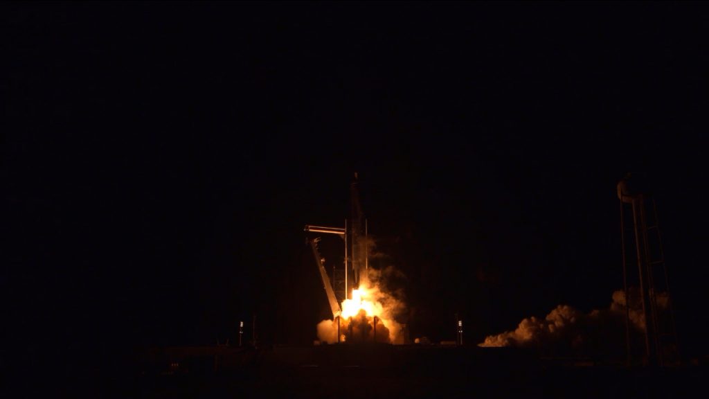 Crew-1 liftoff