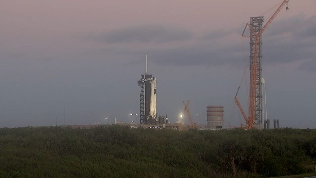 NASA's Space-X Crew-5 on launch day at Kennedy Space Center