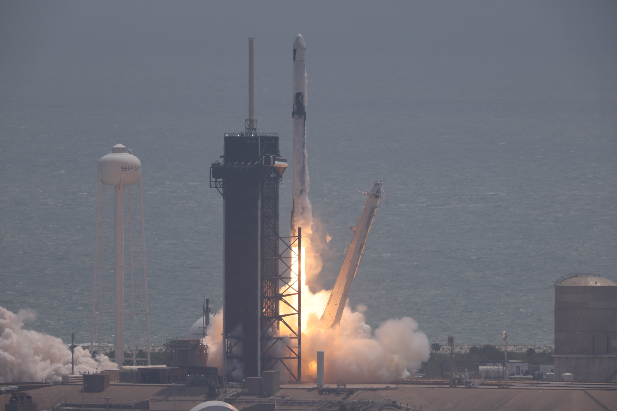 Launch of NASA's SpaceX CRS-28 mission from Kennedy Space Center in Florida