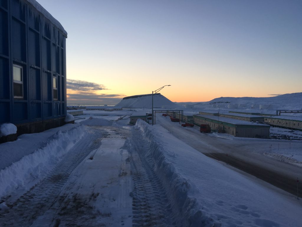 Thule Air Base after a storm. Credit: NASA/JPL-Caltech 