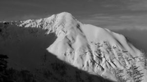 This dynamic environment of snow cover and texture outside of Cooke City, Montana, January 2021 is also a water reservoir for nearby communities.