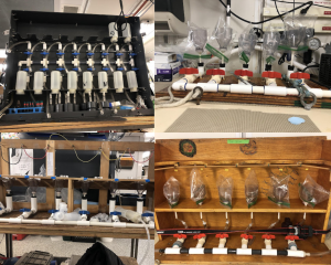 Different interpretations of the filtration rack aboard the R/V Sally Ride