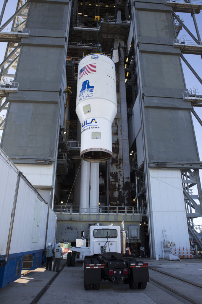 GOES-R Atlas V Centaur Lift and Mate