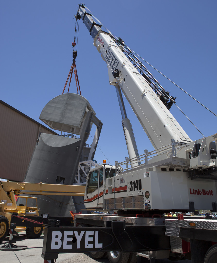 Tail Service Mast Umbilical at Precision Fabrication Cleaning in Cocoa, Florida.