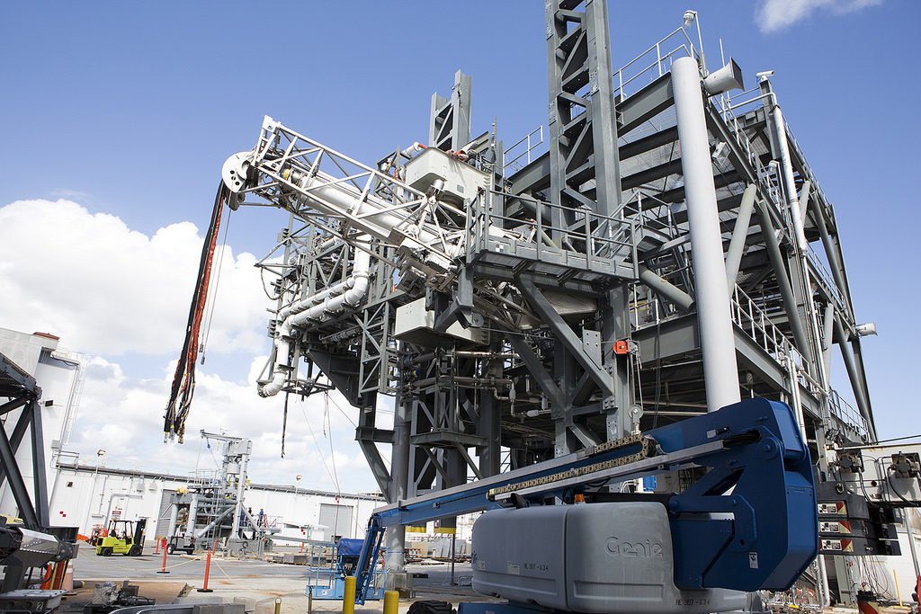 OSMU testing is complete at the Launch Equipment Test Facility at Kennedy Space Center.