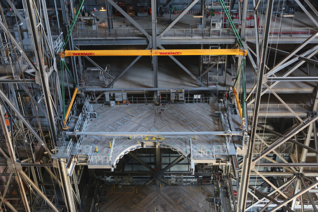 Platform C North is installed in the VAB High Bay 3.