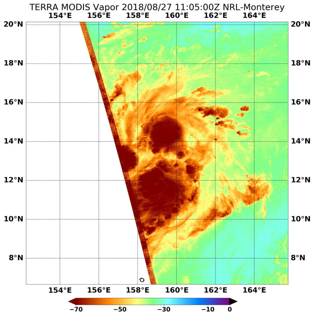 Terra image of 25W