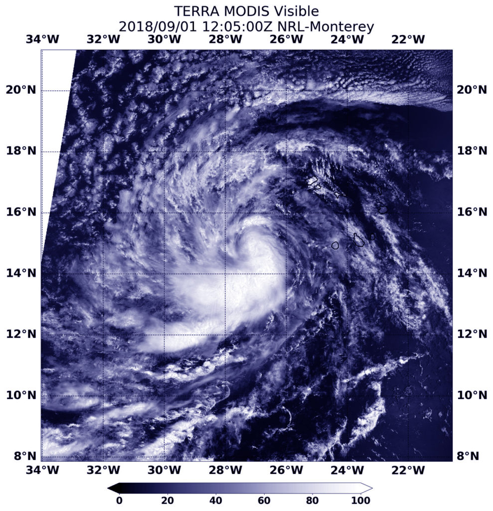 nasa world wind hurricane florence