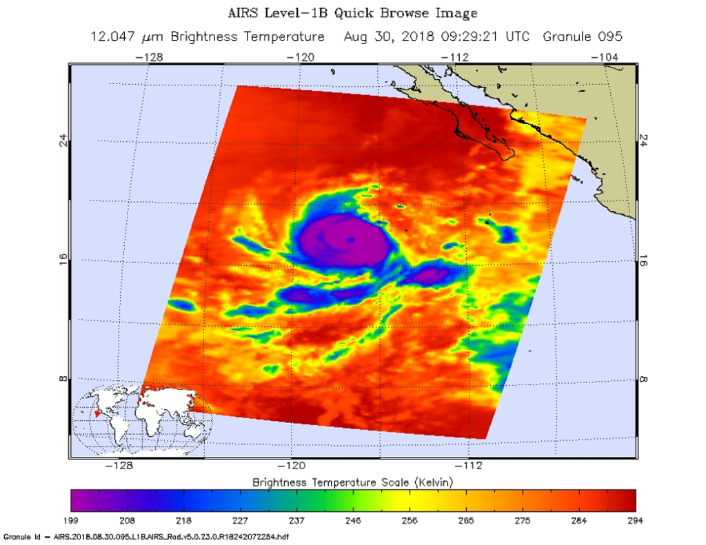 AIRS image of Norman