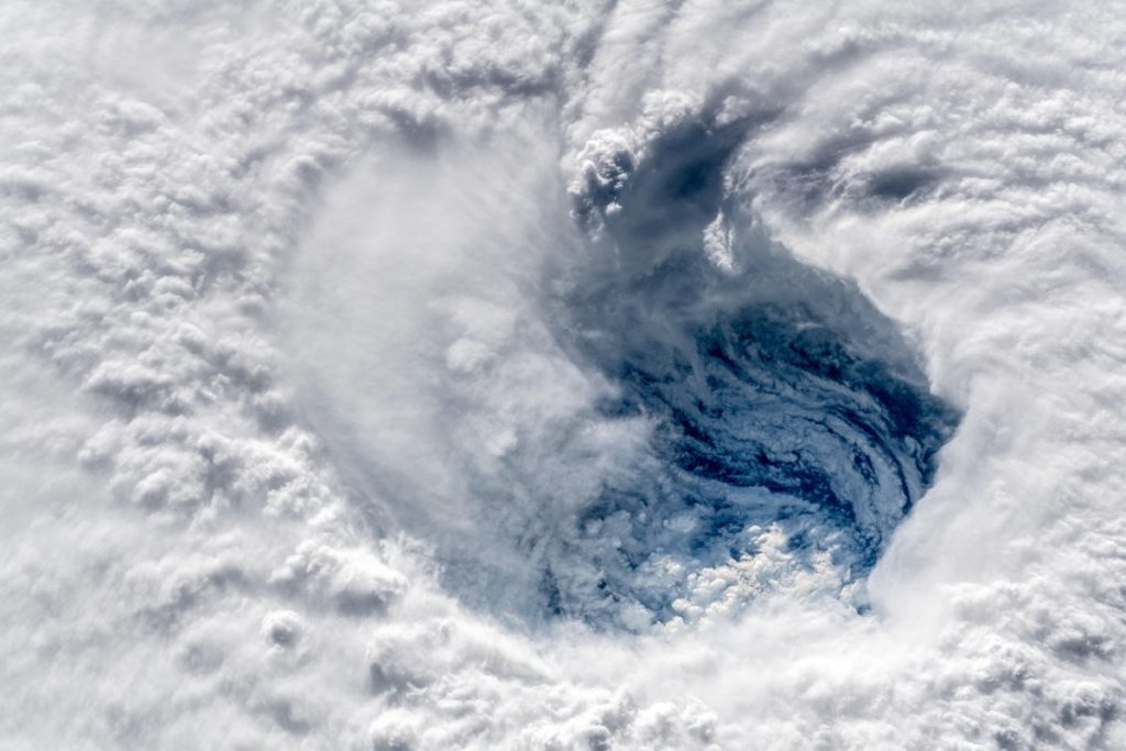 ISS image of Florence's eye