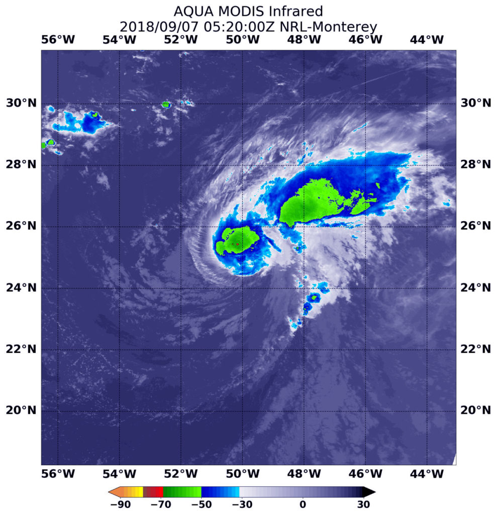 AIRS image of Florence