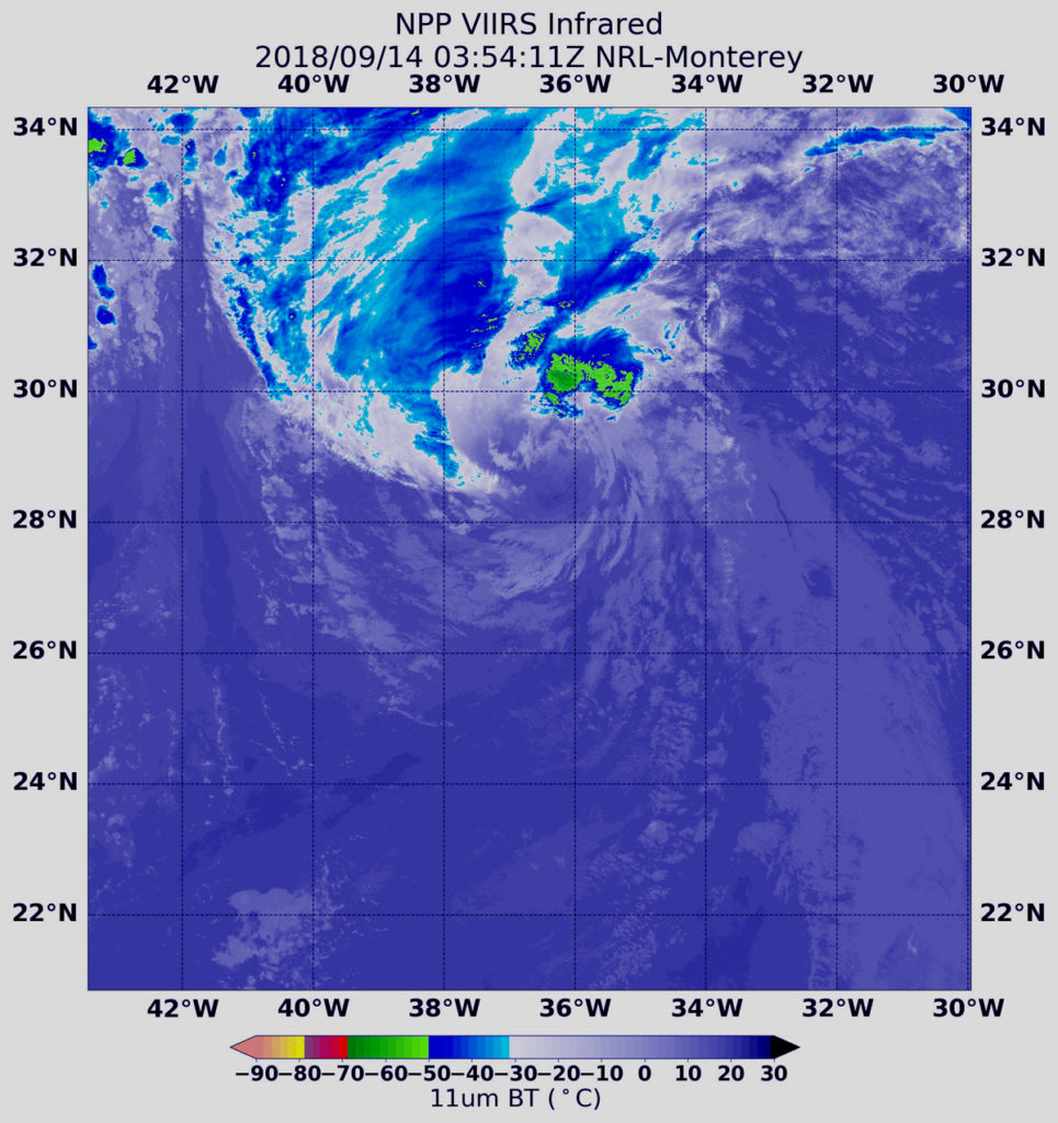 Suomi NPP image of Helene