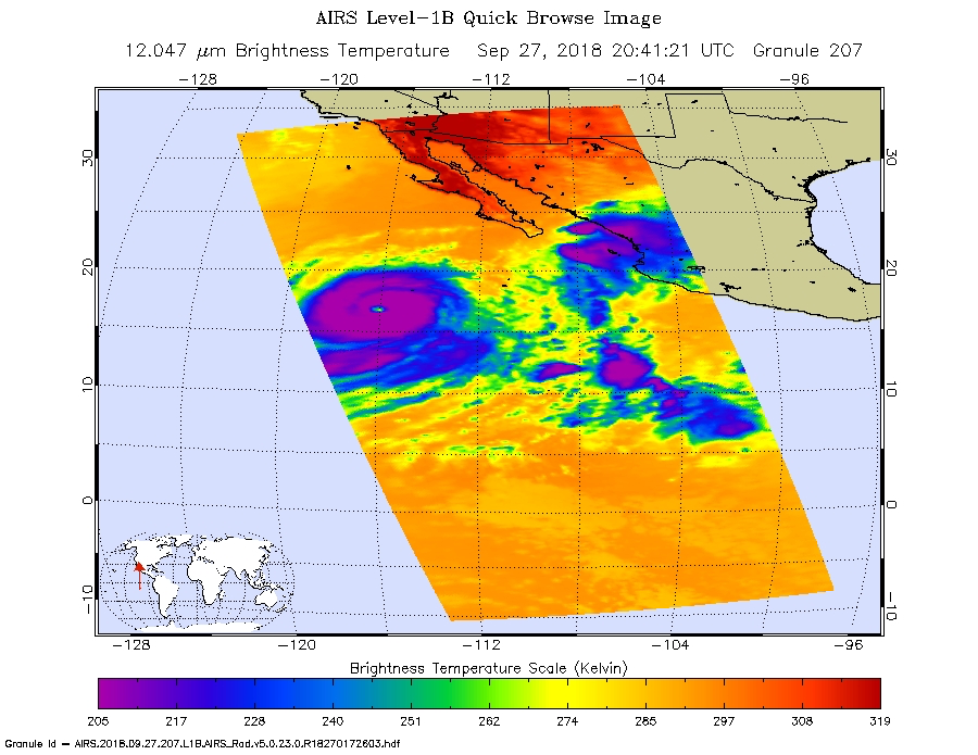 AIRS image of Rosa