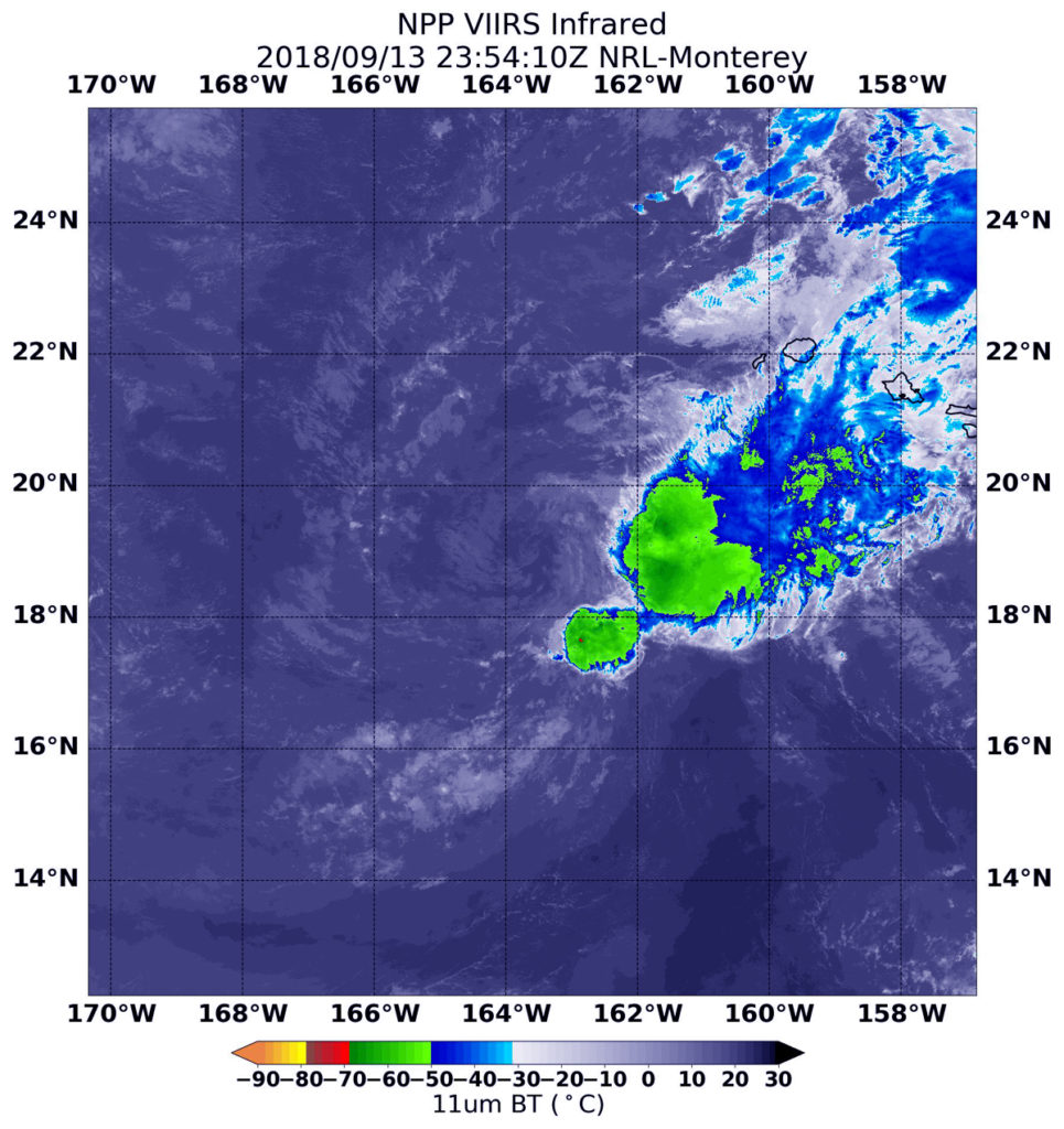 Suomi NPP image of Olivia