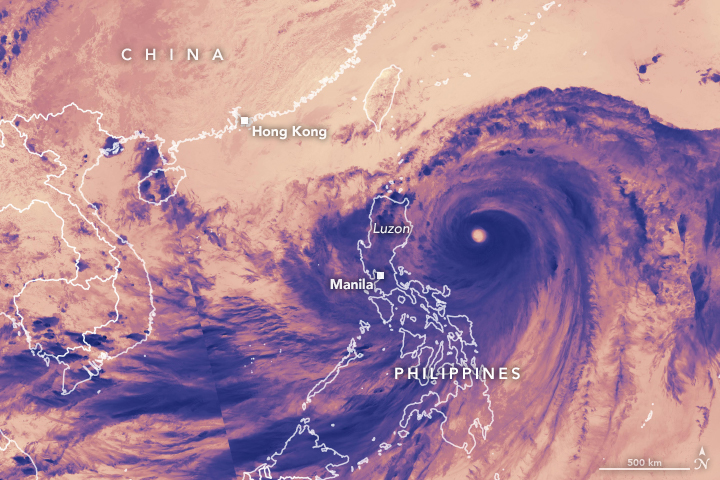 Suomi NPP Image of Mangkhut