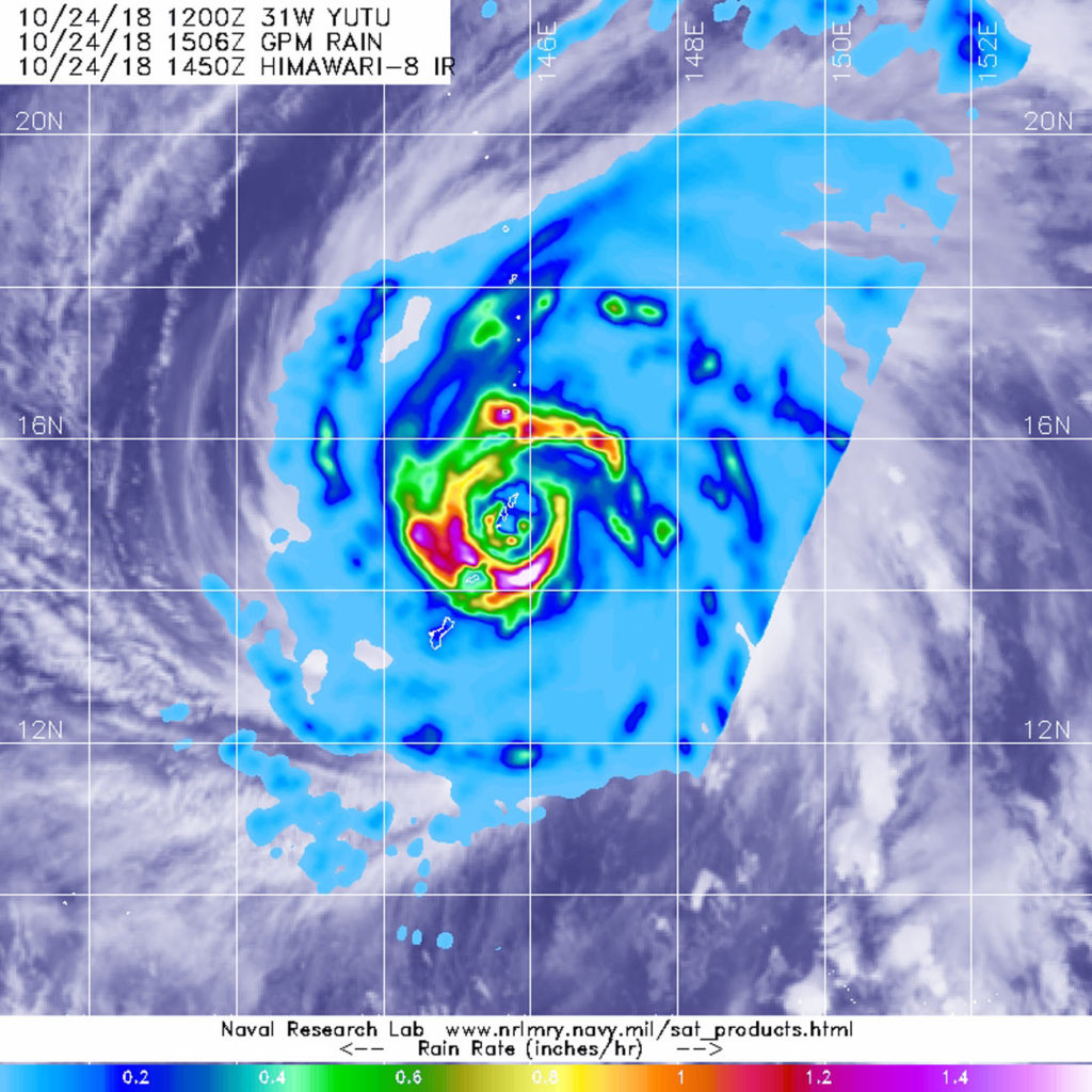 GPM image of Yutu