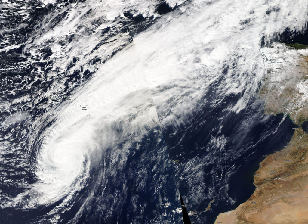 Suomi NPP image of Leslie