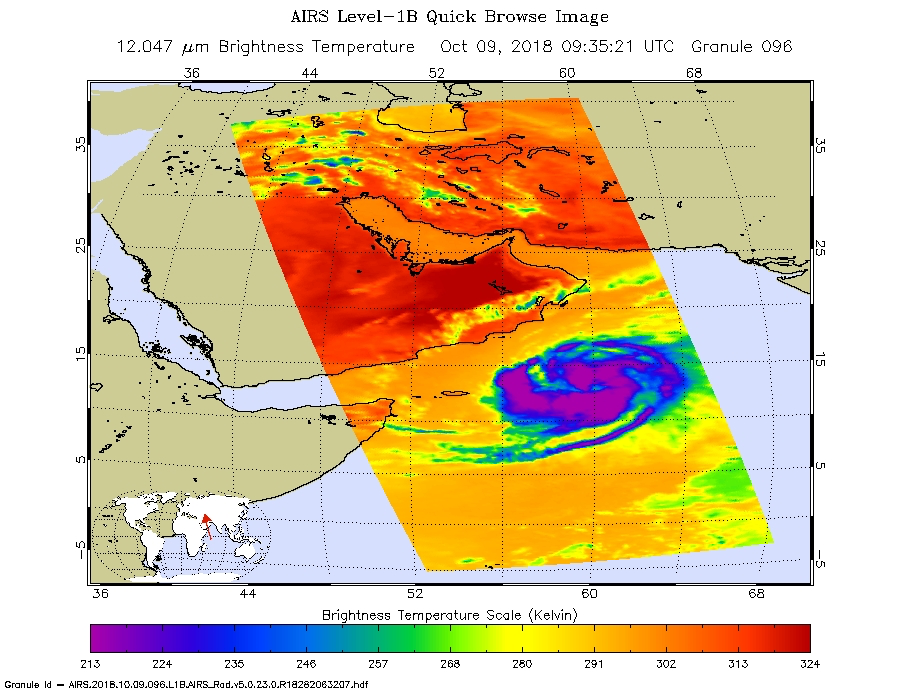 AIRS image of Luban