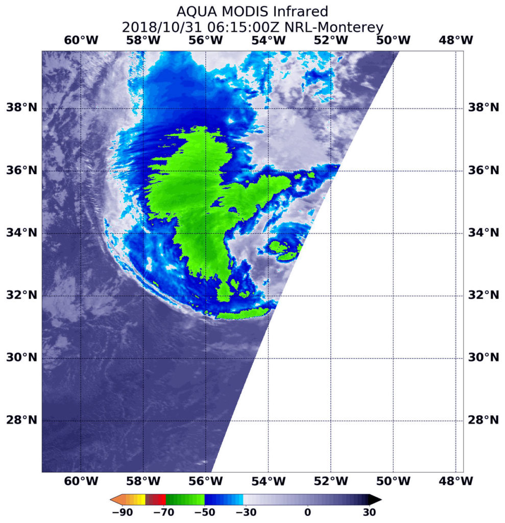 Global-Pacific Cloud Cover on Wednesday 11 Oct at 12pm UTC