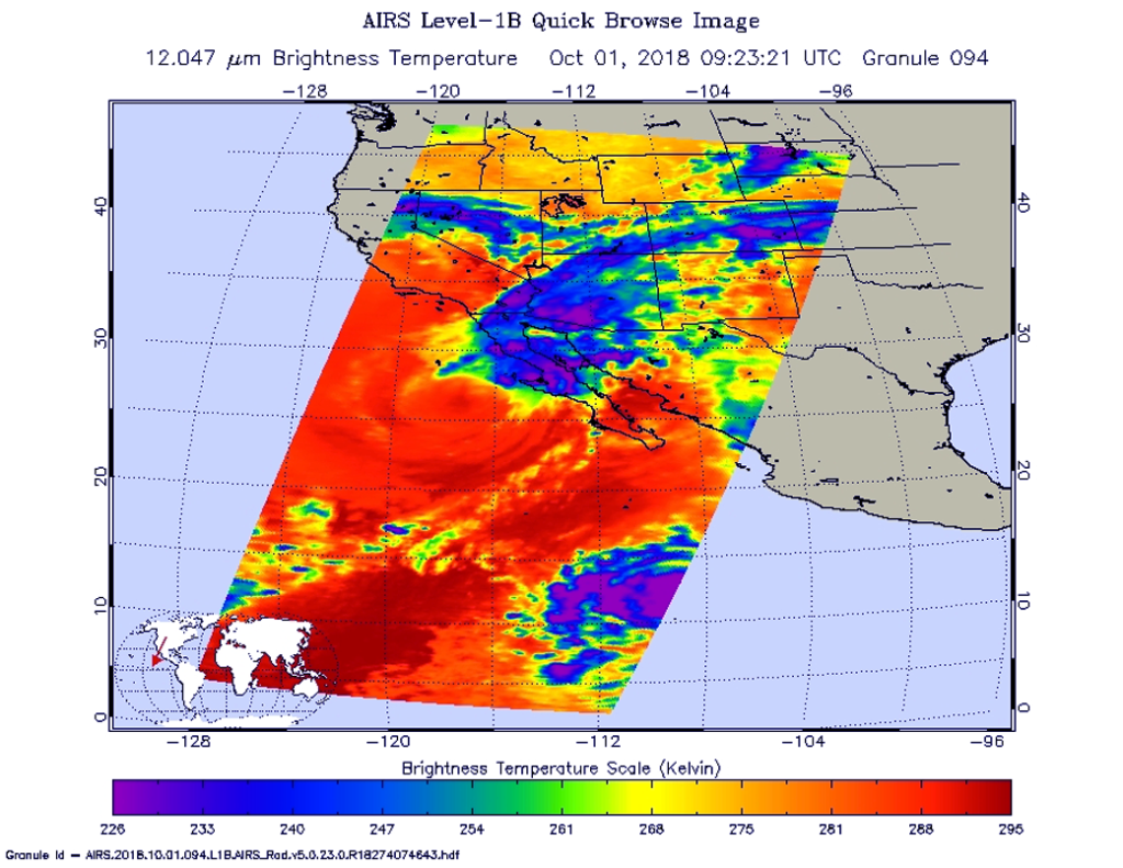 AIRS image of Rosa