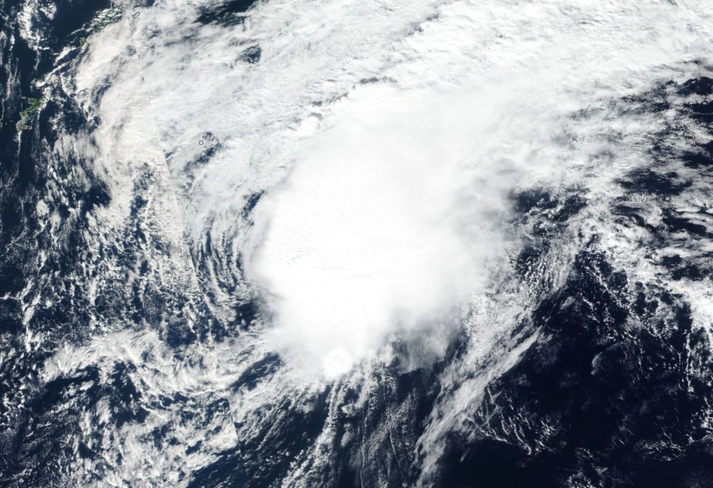 Suomi NPP image of Man-yi