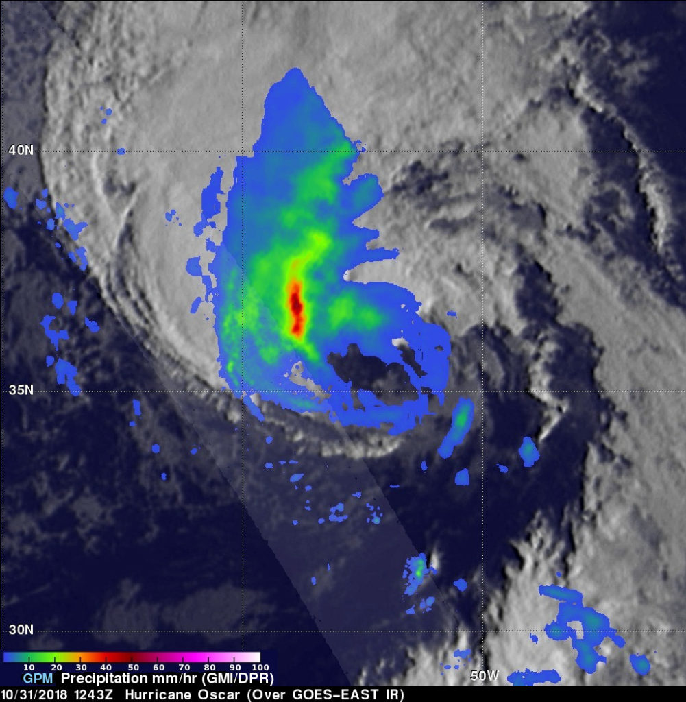GPM image of Oscar