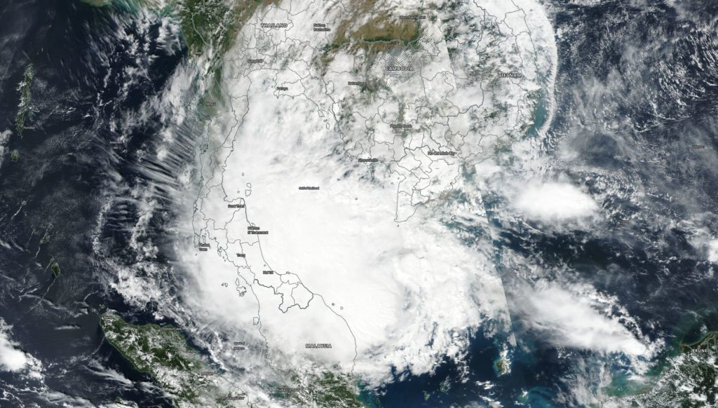 Suomi NPP image of Pabuk