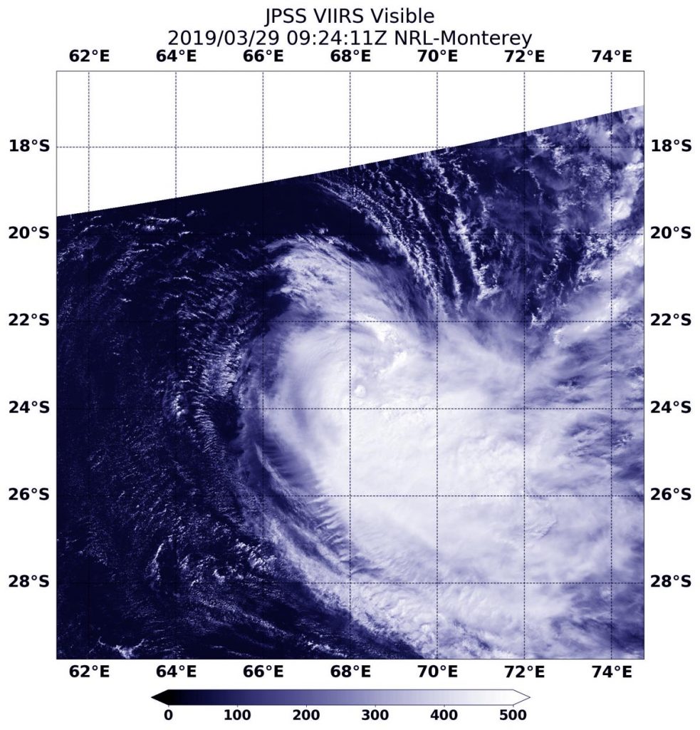 NASA sees Tropical Cyclone Donna blanket Vanuatu